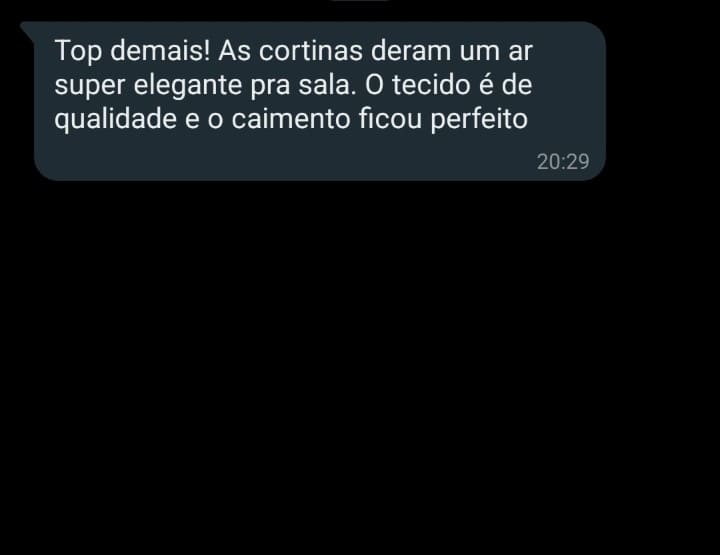 Feedback clientes cortina