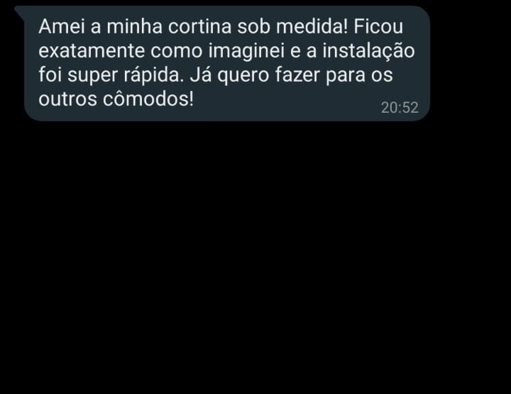 Feedback clientes cortina