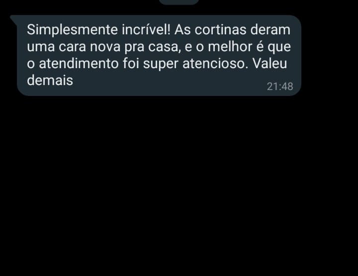 Feedback clientes cortina